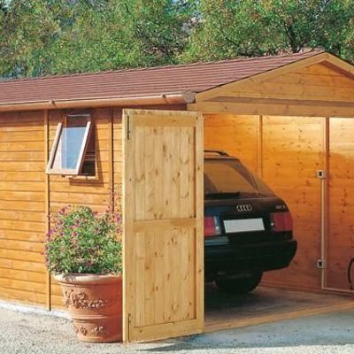 Construção de garagem pré-fabricada