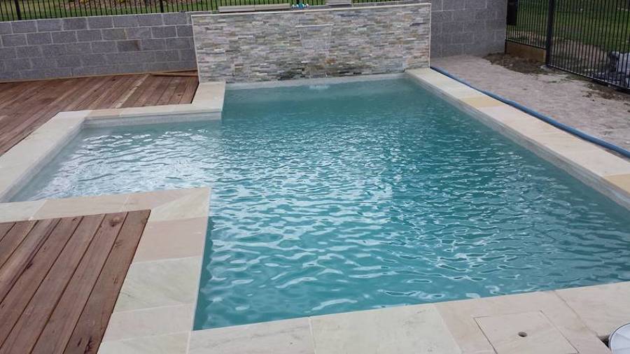 Piscina de alvenaria
