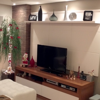 Sala depois da remodelação