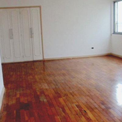 Sala antes da remodelação
