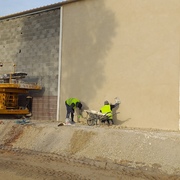 Construção de pavilhão industrial