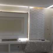 Móveis para Televisor em pladur com acabamento em placas de Gesso 3D
