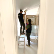 Isolamento de quartos.