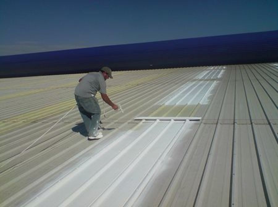 pintura galvanizada em telha de aluminio