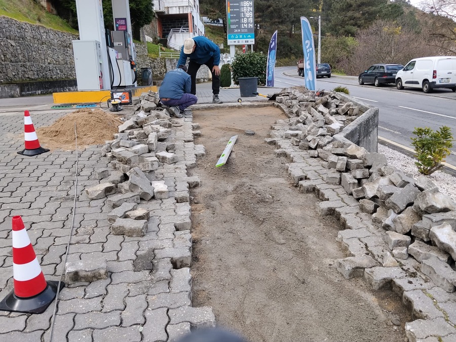 Acentamento de pave