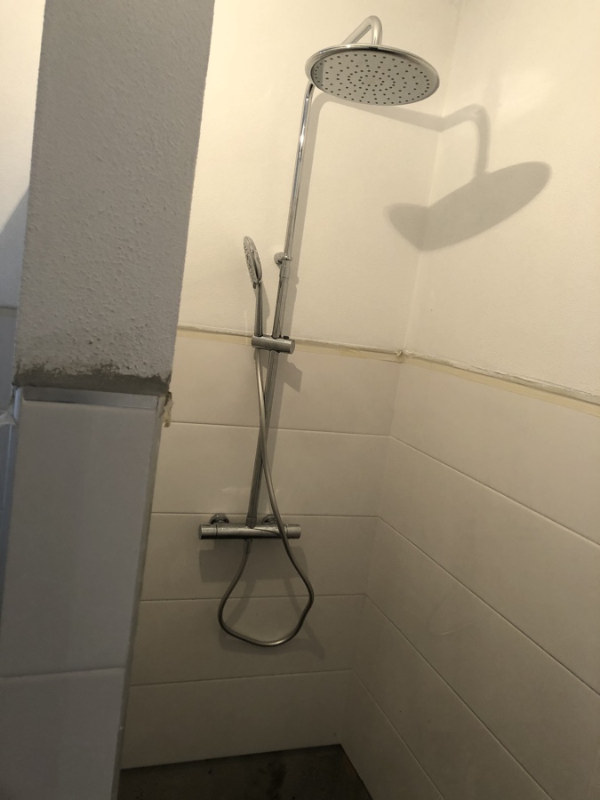 Instalação torneira de duche + base de duche