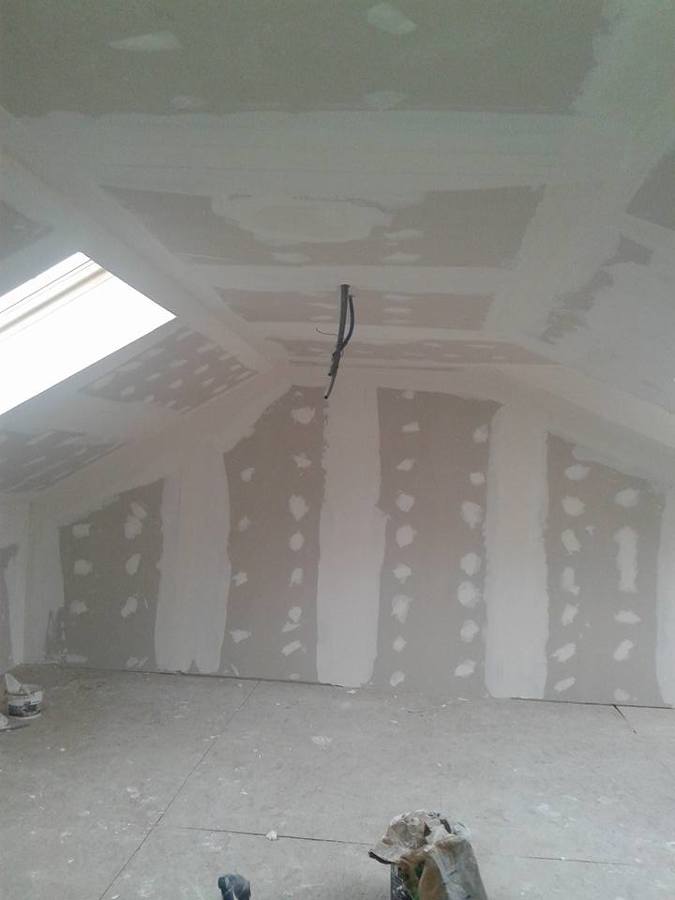 Trabalho de pladur no último piso na Baixa lisboeta.