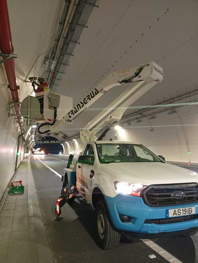 Obra tunel do Grilo LX