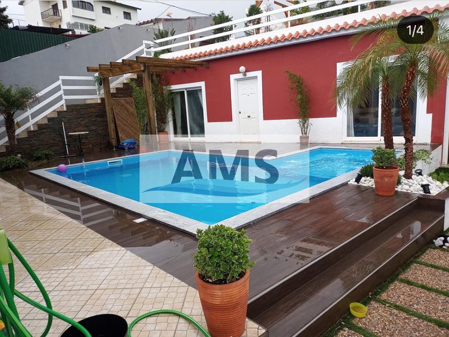 Piscina em L