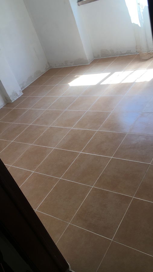 Fim de colocação de azulejos