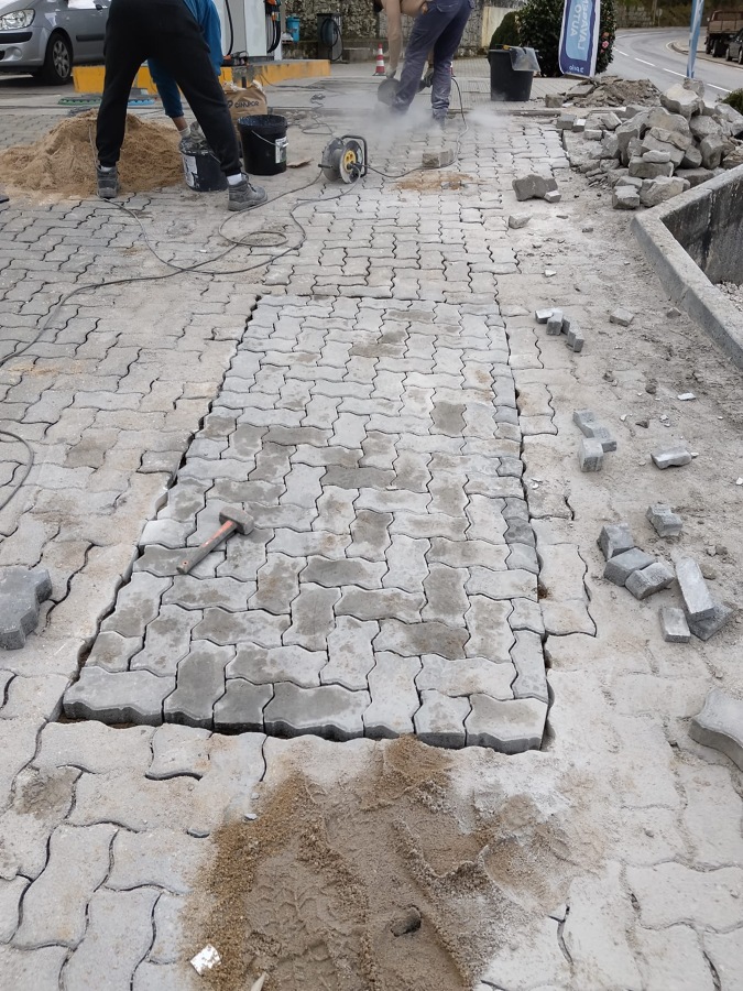 Acentamento de pave