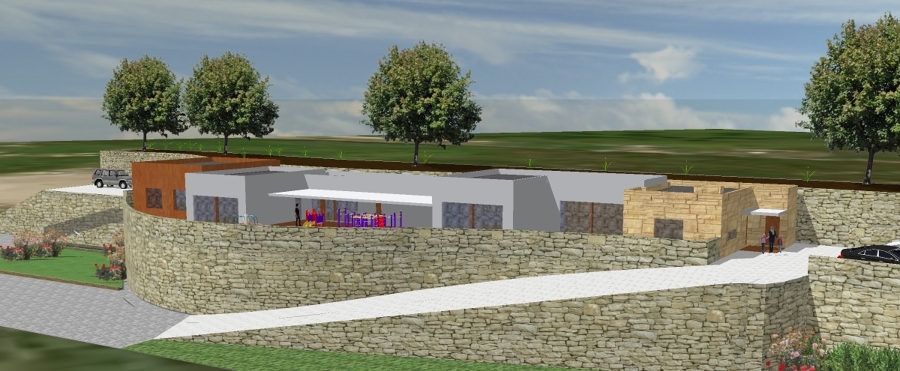 Animação 3d - Edifício escolar