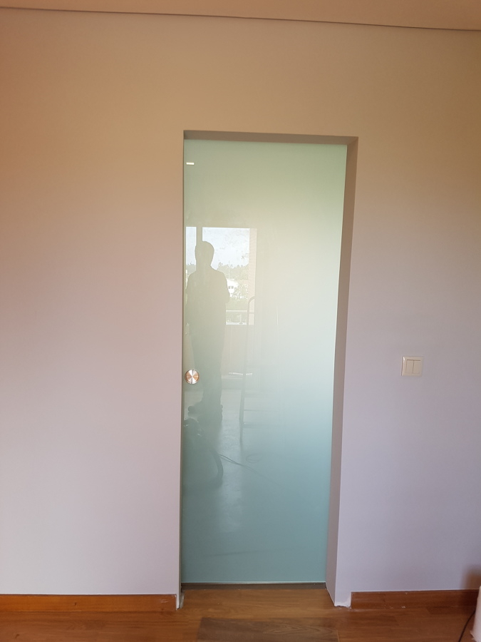 Porta correr soft close WC