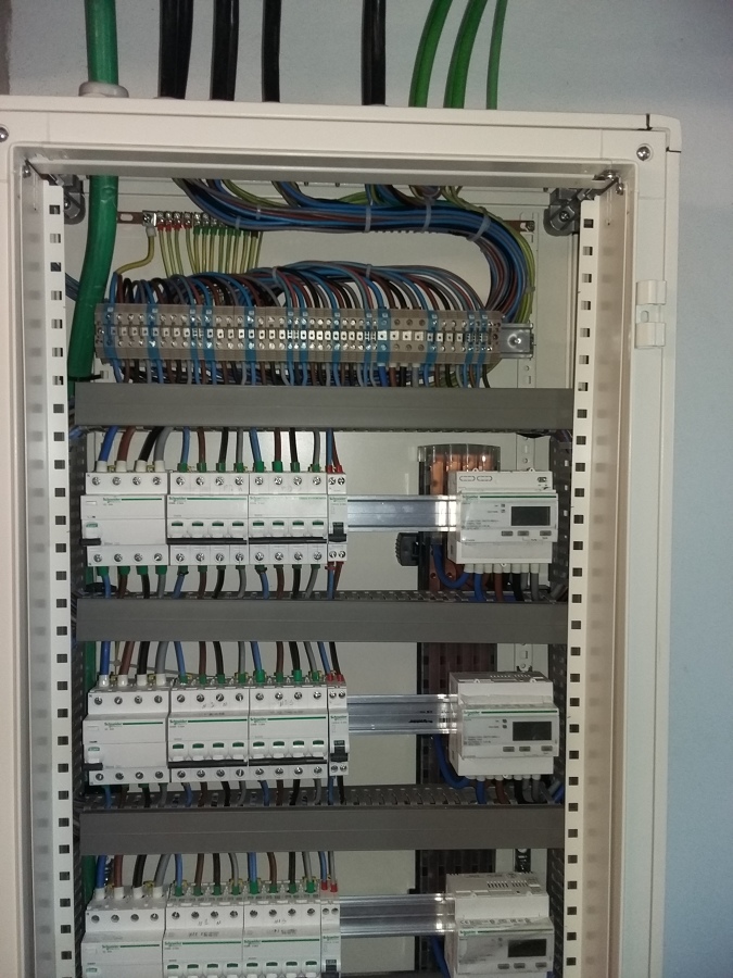 ligaçao de quadro electrico