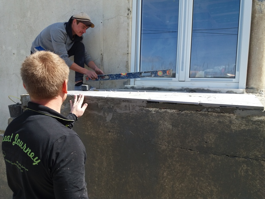 çonstrução de escada