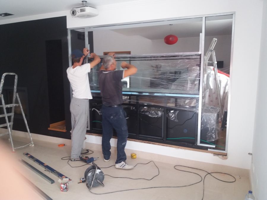 construção de divisão em pladur