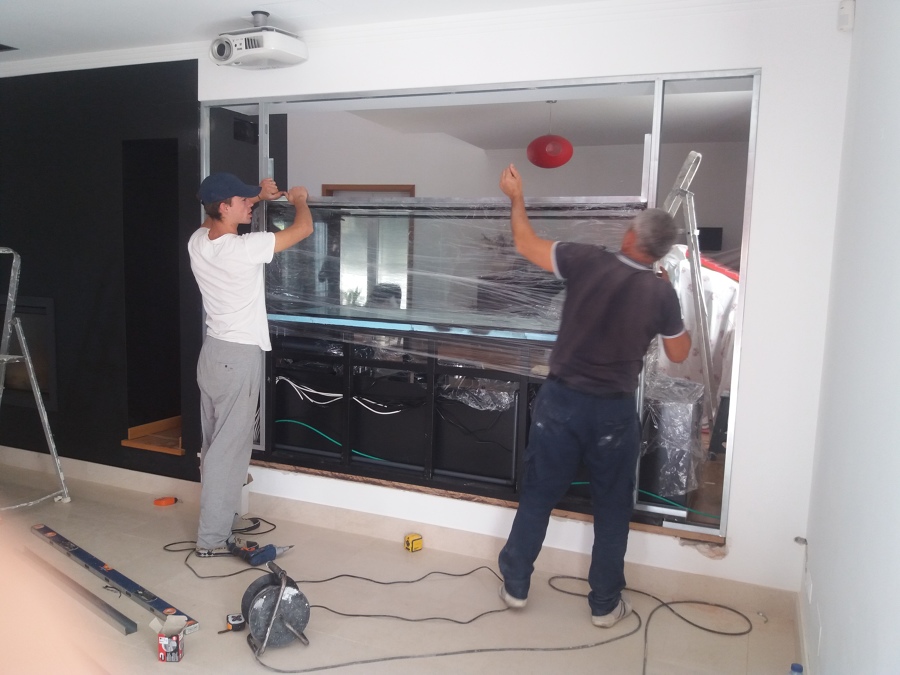 construção de divisão