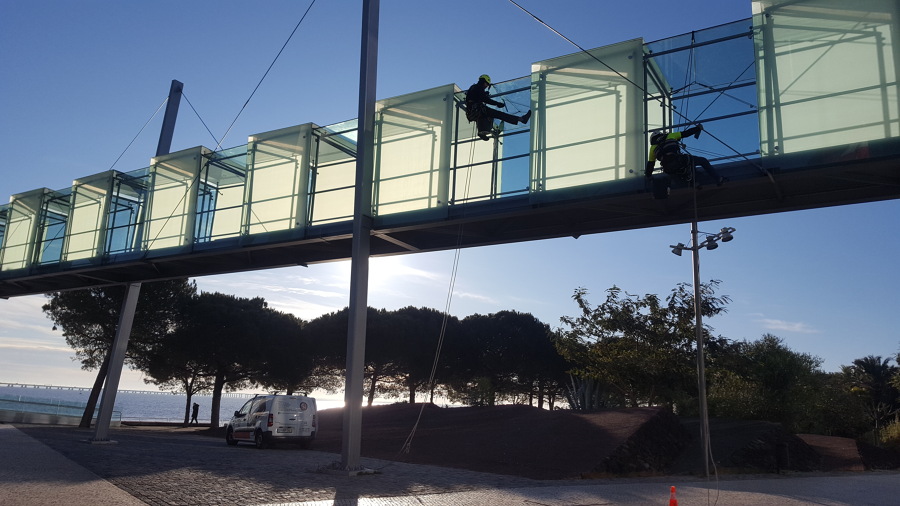 Limpeza de vidros