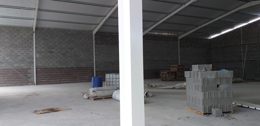 Construção de pavilhão industrial