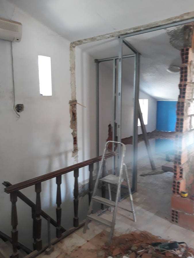 Gesso cartonado e pintura