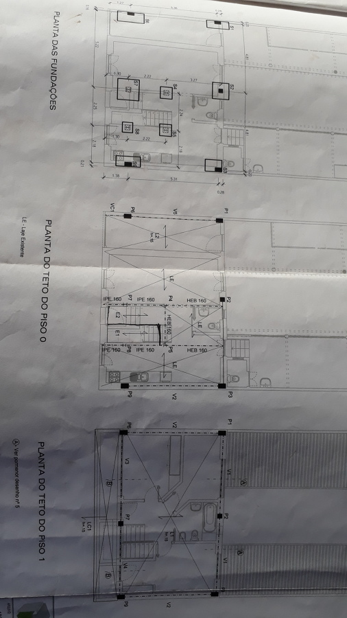 Obra em execução