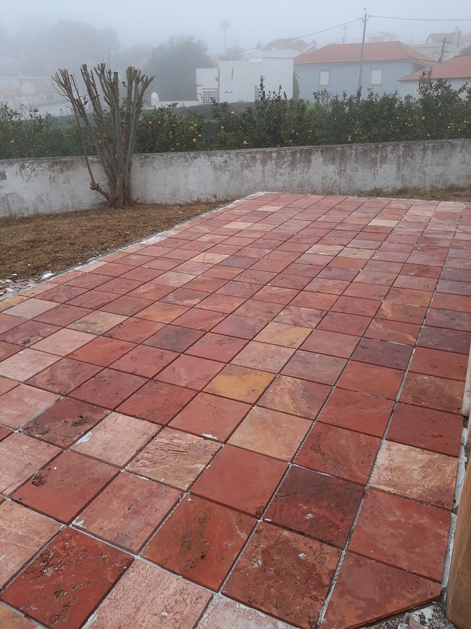 Mosaico de pedra.