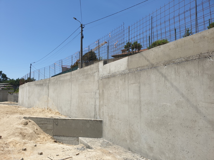 Muro vedação terreno