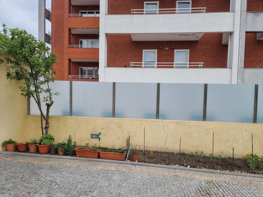 Tapa vistas com prumos