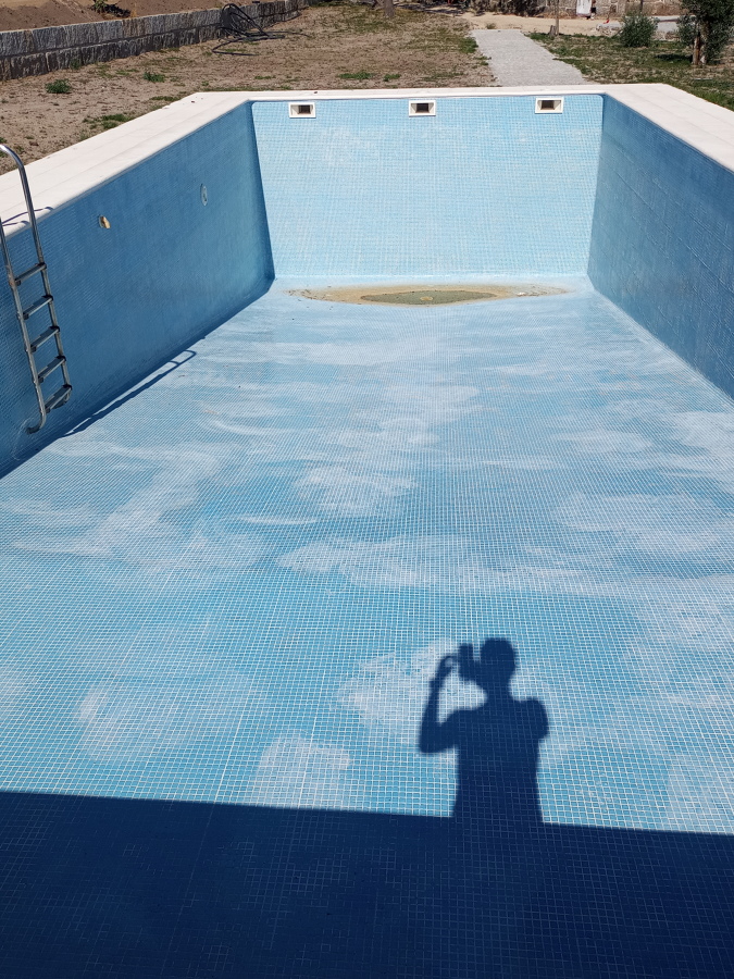 Construção de. Piscina