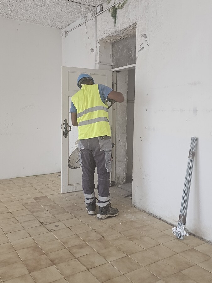 Aplicação de Pladur