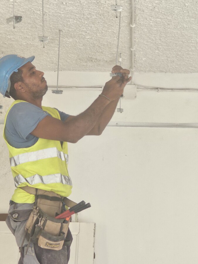 Aplicação de Pladur