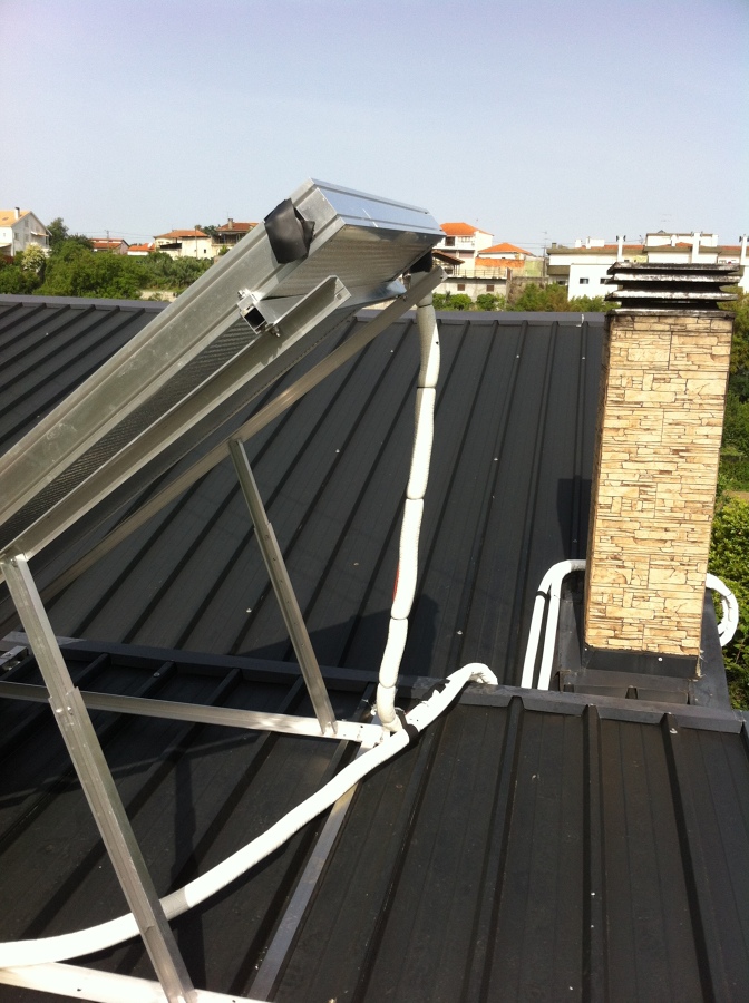 Painel Solar termico para AQS