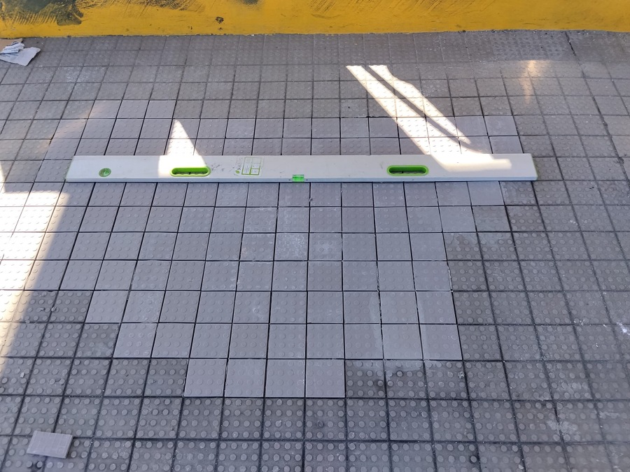 Conclusao de acentamento de pave