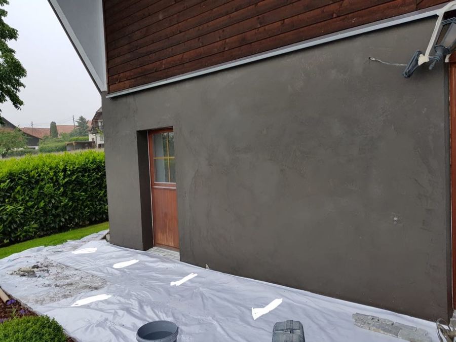 Fachada Casa durante