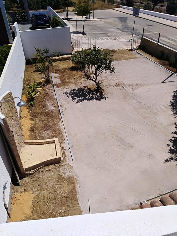 Jardim antes