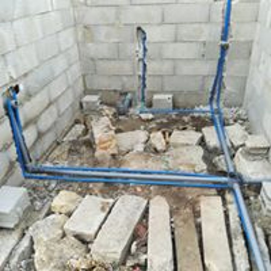 Canalização quente e fria