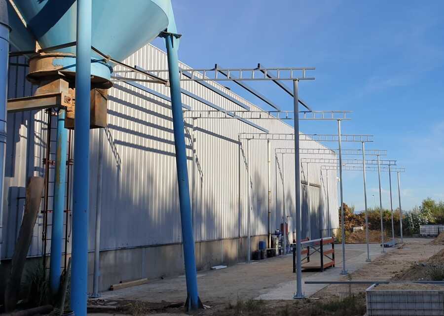 Cobertura em Ferro Industrial