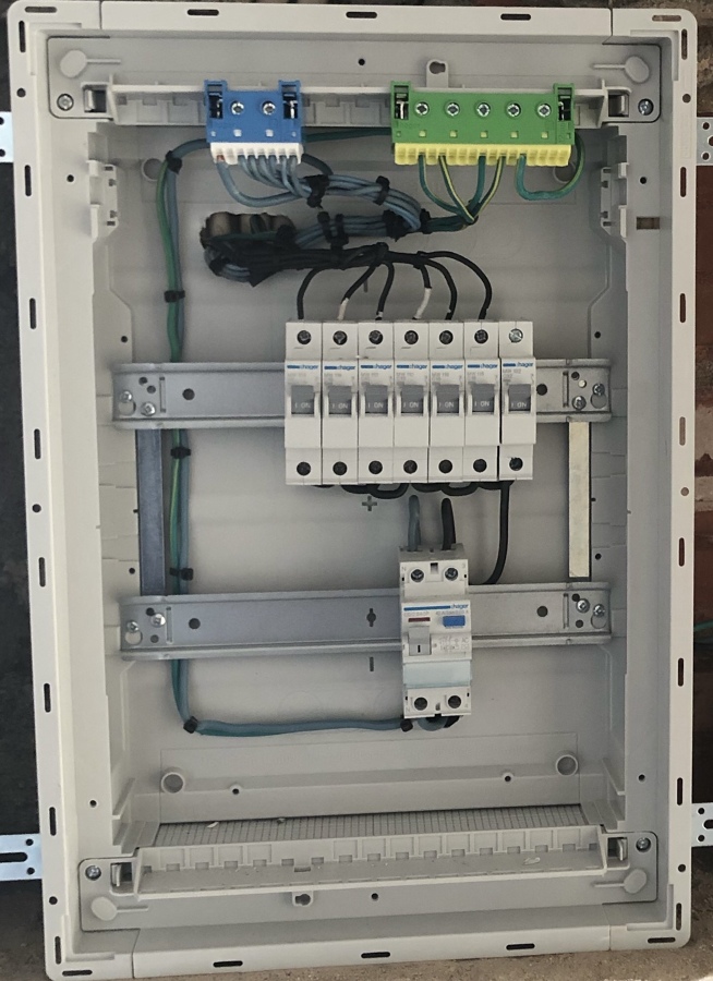 Alteração de quadro elétrico