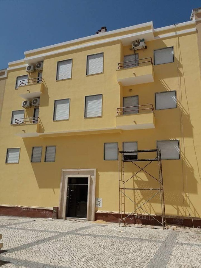 Pintura exterior prédio