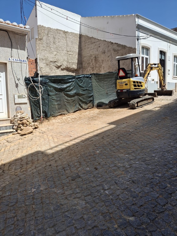 Extração de entulho