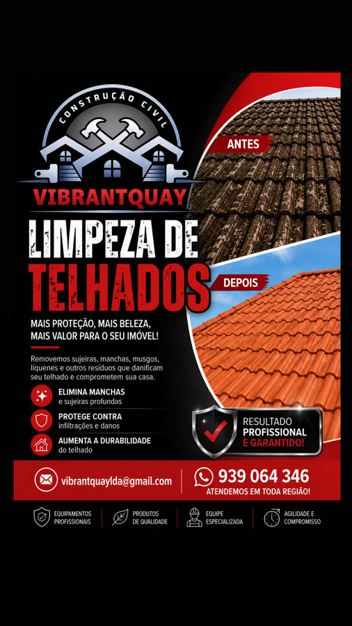 Lavagem de telhados