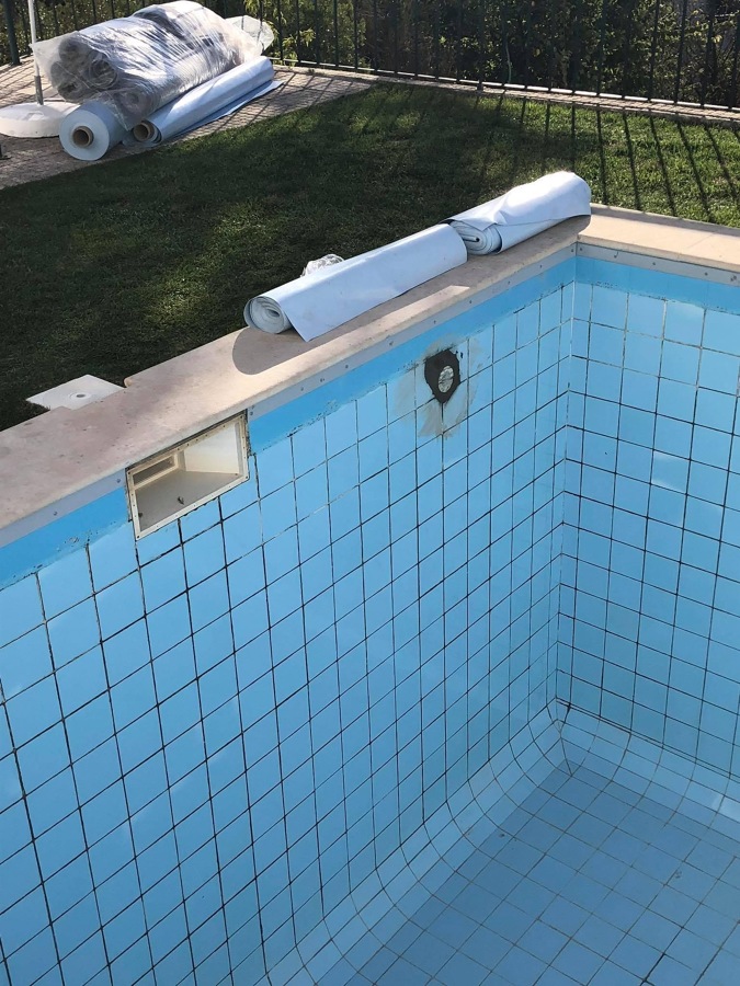 Mudança de azulejo para tela armada