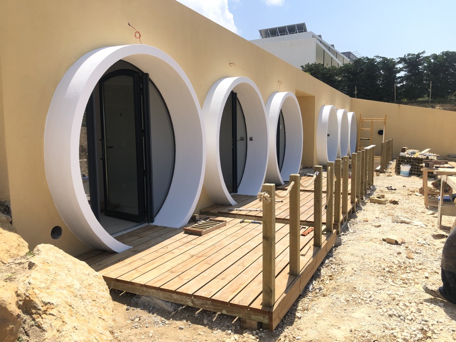 Deck exterior em madeira