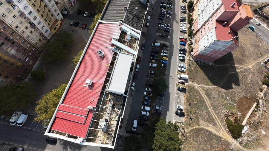 Substituição de telhado