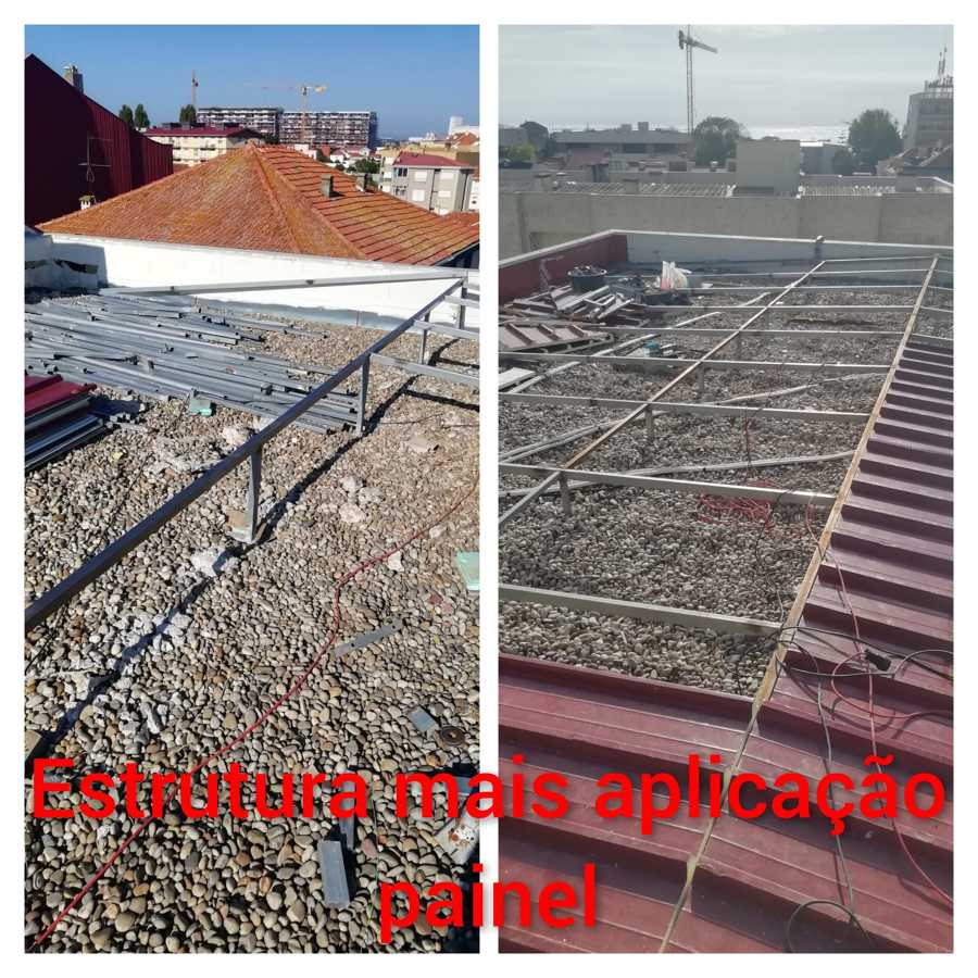 Montagem da estrutura.