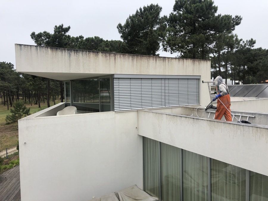 Lavagem e tratamento de capoto