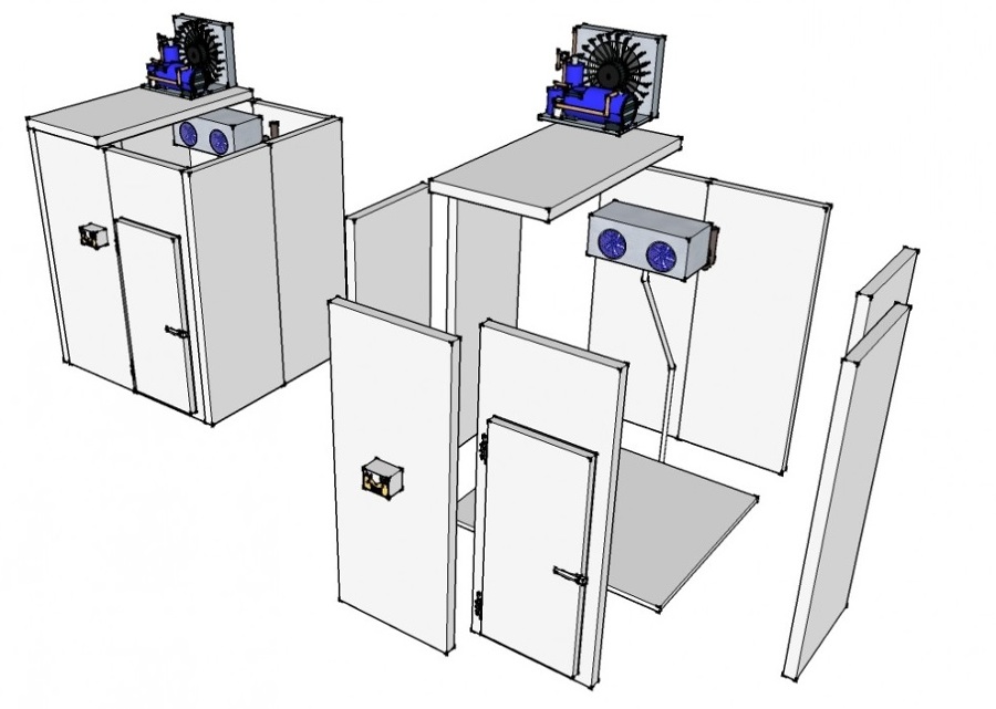 câmaras frigorificas