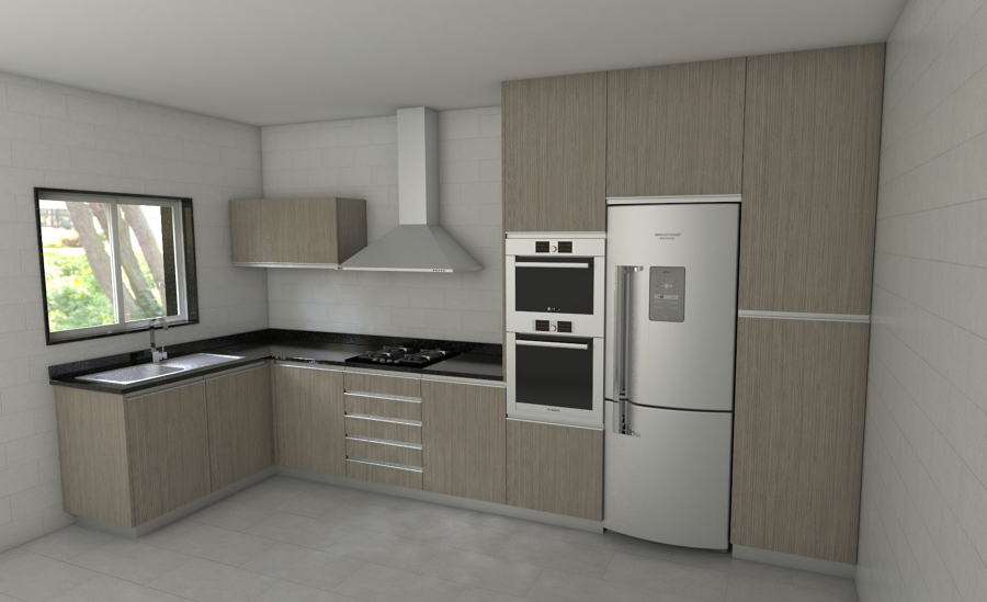 3D cozinha
