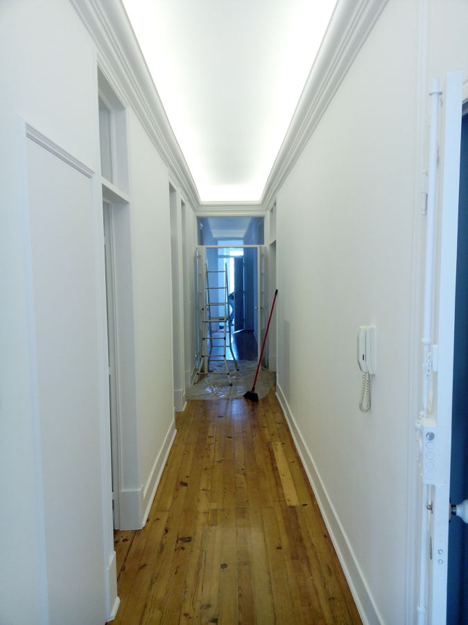 Reabilitação de Apartamento (Rua Domingos Sequeira, Lisboa) - Corredor 2