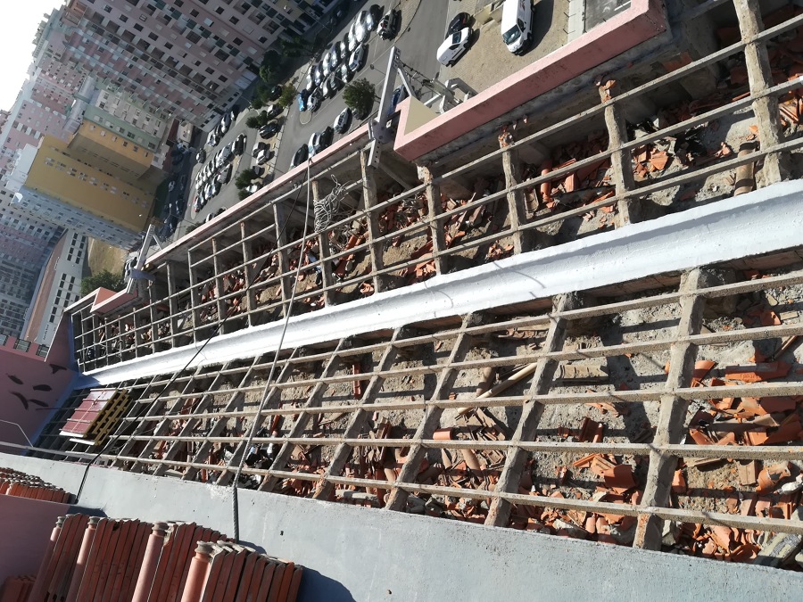 Substituição de telhas